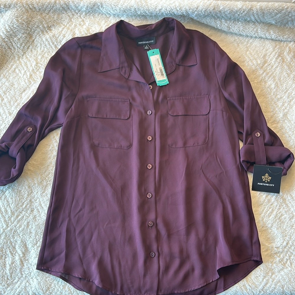Women’s purple blouse